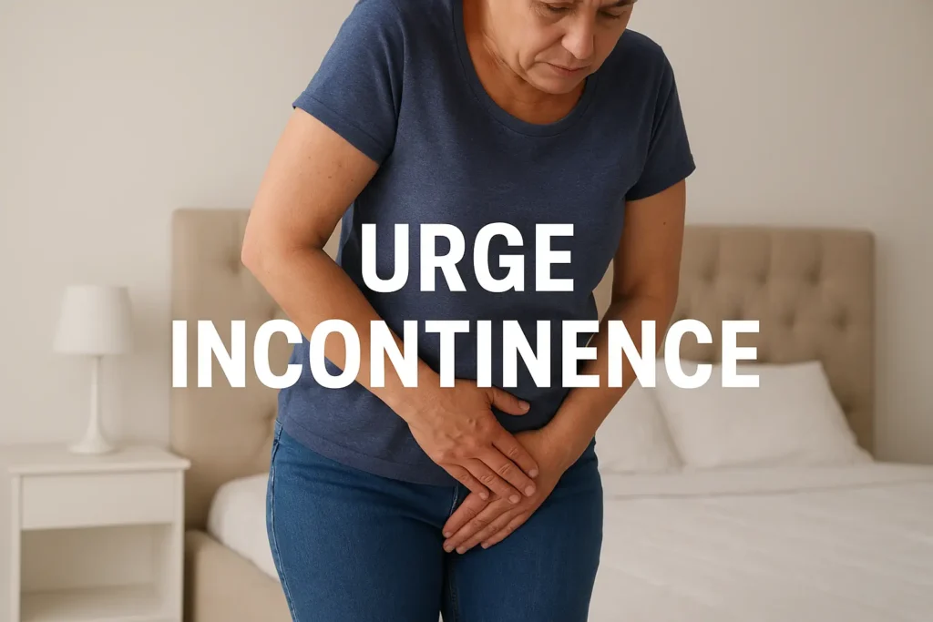 how to manage urge incontinence Brackley symptoms