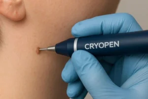 Person receiving skin tag removal Brackley