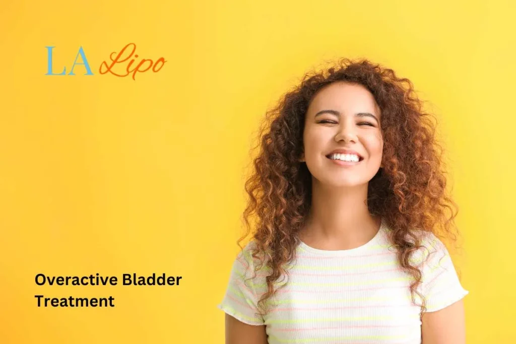 woman smiling about overactive bladder treatment Brackley solutions