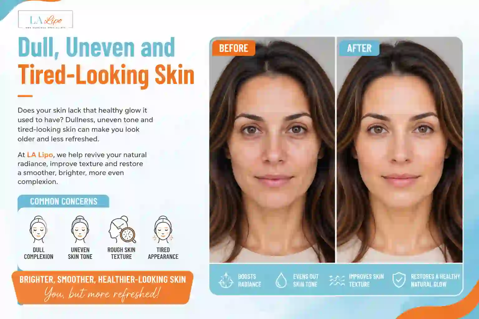 Sign #5: Dull, Uneven and Tired-Looking Skin Brackley
